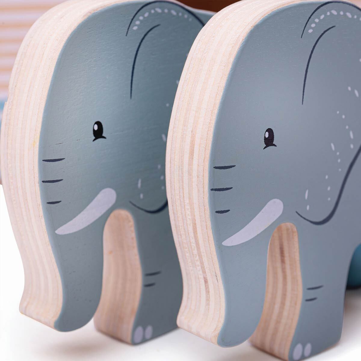 Bigjigs Toys 33.7cm FSC Noah's Ark Animals Lion/Rabbit Kids Wooden Play Toy 12m+ — image 4