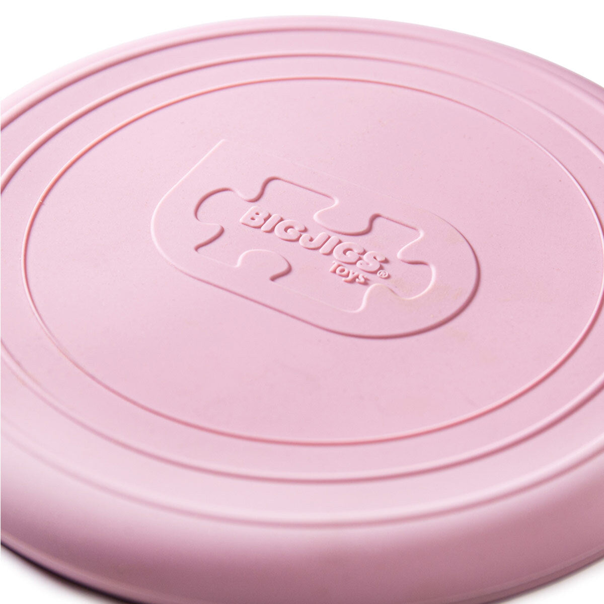 Bigjigs Toys 18cm Flexible Flyer Silicone Flying Disc Kids Toy Blush Pink 18m+ — image 2