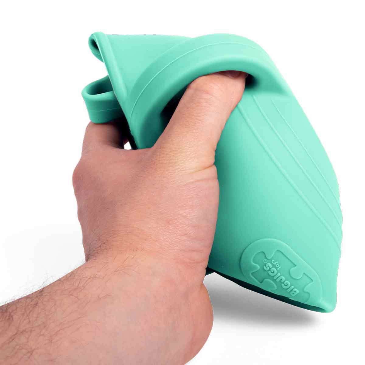 Bigjigs Toys 19cm Silicone Watering Can Kids/Children Toy Eggshell Green 18m+ — image 2