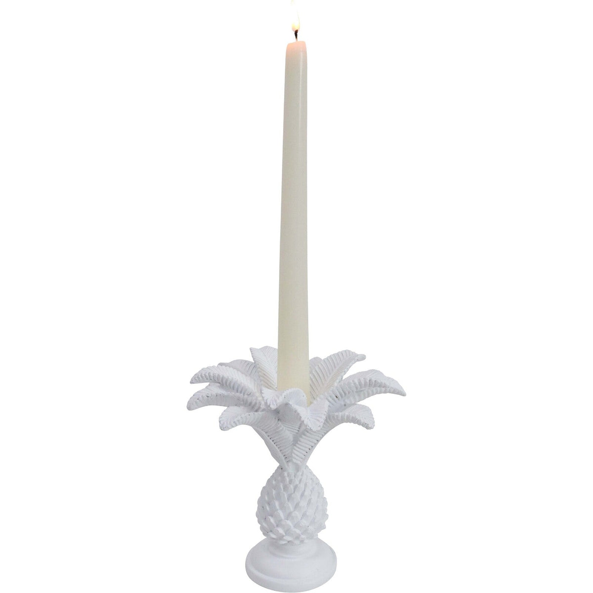 LVD Coco Palm Decorative Candle Holder Home Decor Ornament 13.5x14cm White — image 2