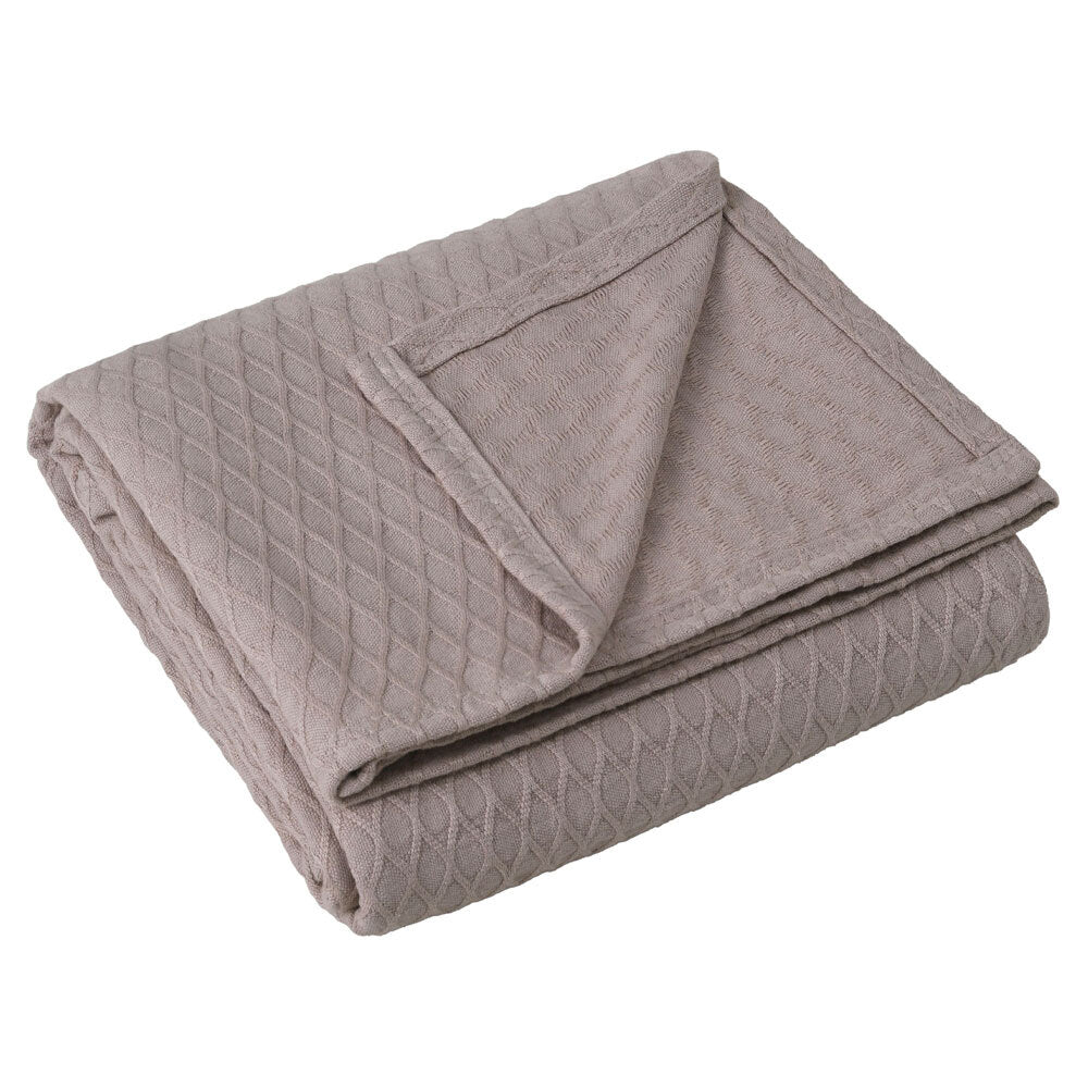 Onkaparinga Heirloom Size Queen/King Bed 230x250cm Bamboo Cotton Blanket Linen