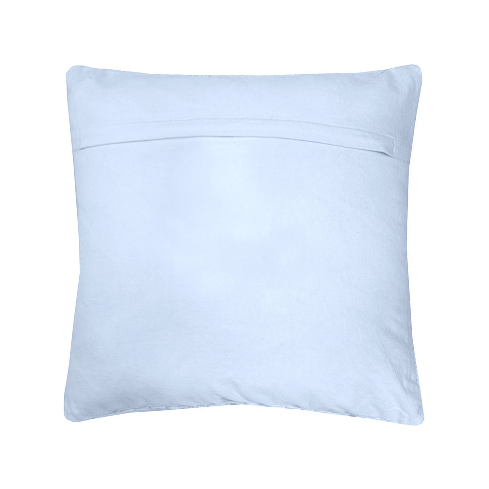 Bambury Decorative Anka Square Cushion Blue 45 x 45cm Cotton Woven Home Decor — image 3