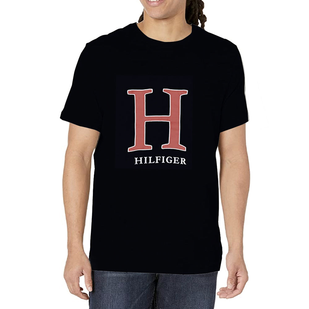 Tommy Hilfiger Size M Cotton Sleepwear Pyjama Tee Men's Nightwear T-Shirt Black — image 4