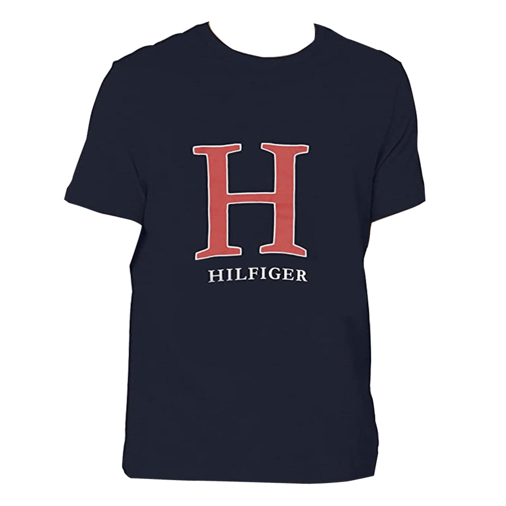 Tommy Hilfiger Size M Cotton Sleepwear Pyjama Tee Men's Nightwear T-Shirt Navy