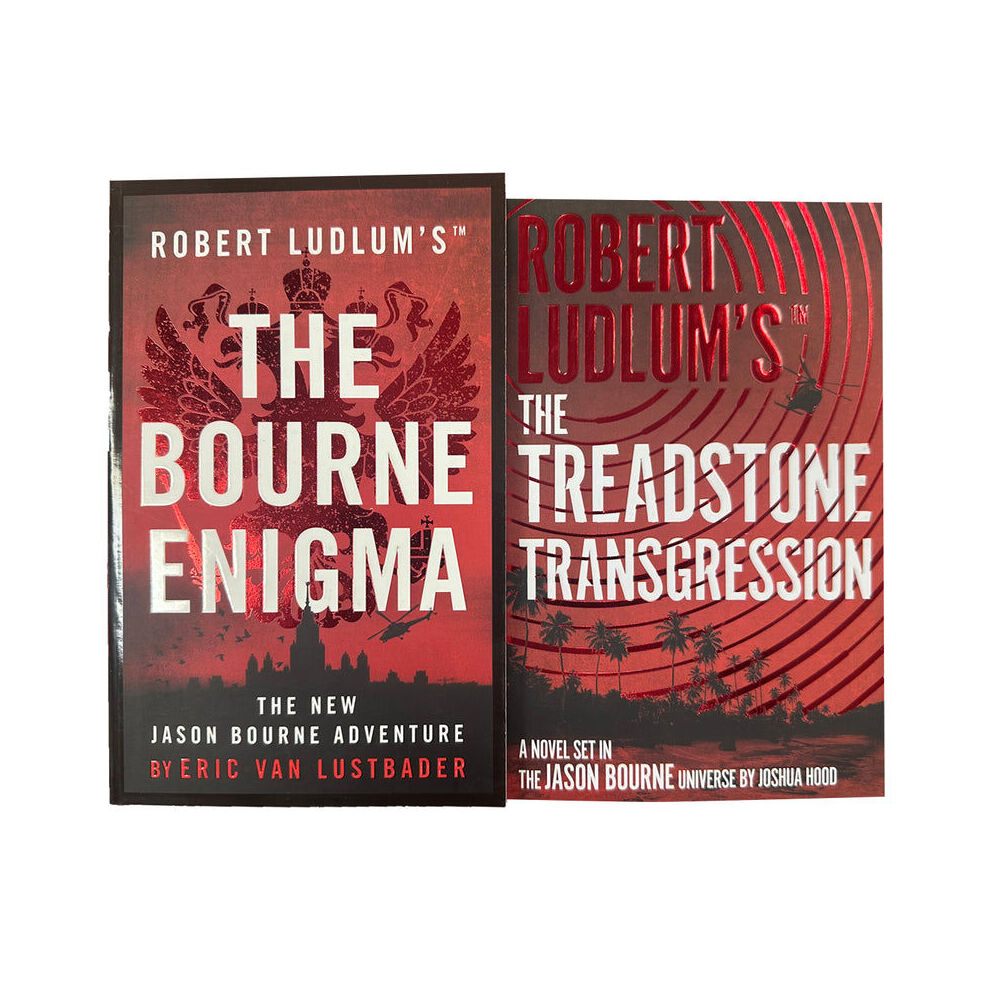 Head of Zeus Robert Ludlum Jason Bourne Set of 2 Paperback Books/Novels Joshua Hood — image 2