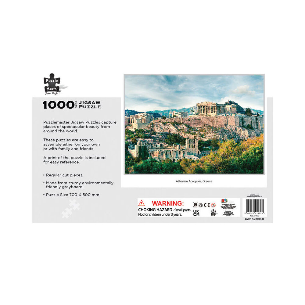 Puzzle Master Puzzlemaster Jigsaw Puzzle Athenian Acropolis Greece Scene 12y+ (1000 Pieces) — image 2