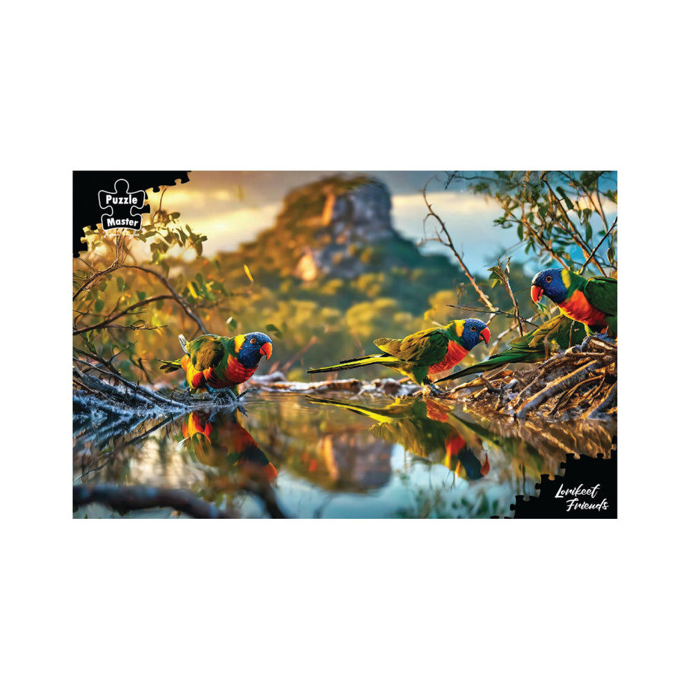 Puzzle Master Puzzlemaster Jigsaw Puzzle Lorikeet Artwork Surreal Australia 12y+ (1000 Pieces)