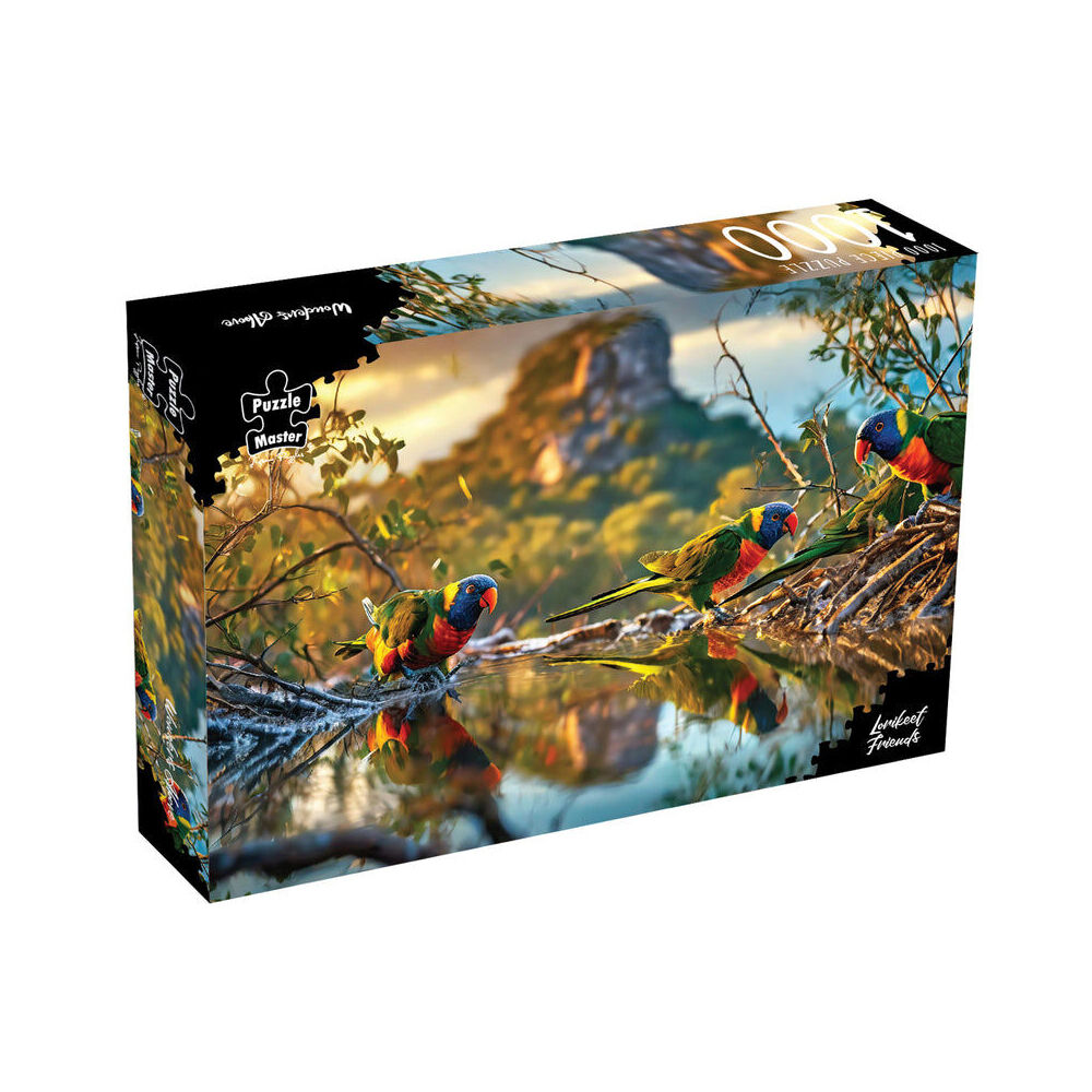 Puzzle Master Puzzlemaster Jigsaw Puzzle Lorikeet Artwork Surreal Australia 12y+ (1000 Pieces) — image 2