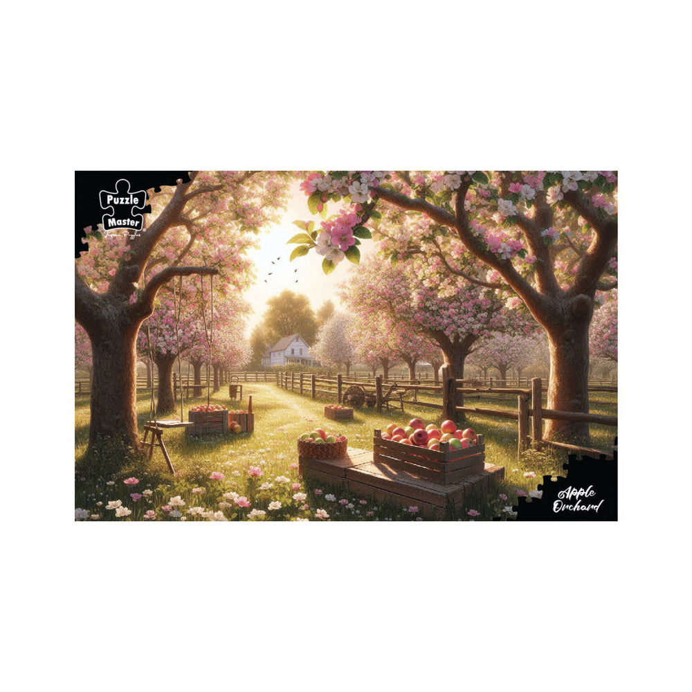 Puzzle Master Puzzlemaster Jigsaw Puzzle Apple Orchard Countryside Scene 12y+ (1000 Pieces)
