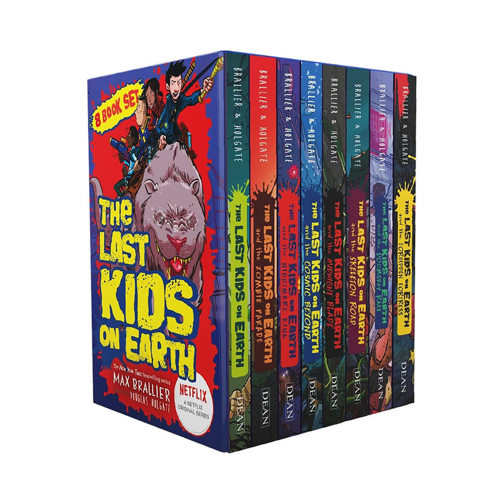 Harper Collins Last Kids on Earth 8 Paperback Book Slipcase Set 8y+ Maz Brallier
