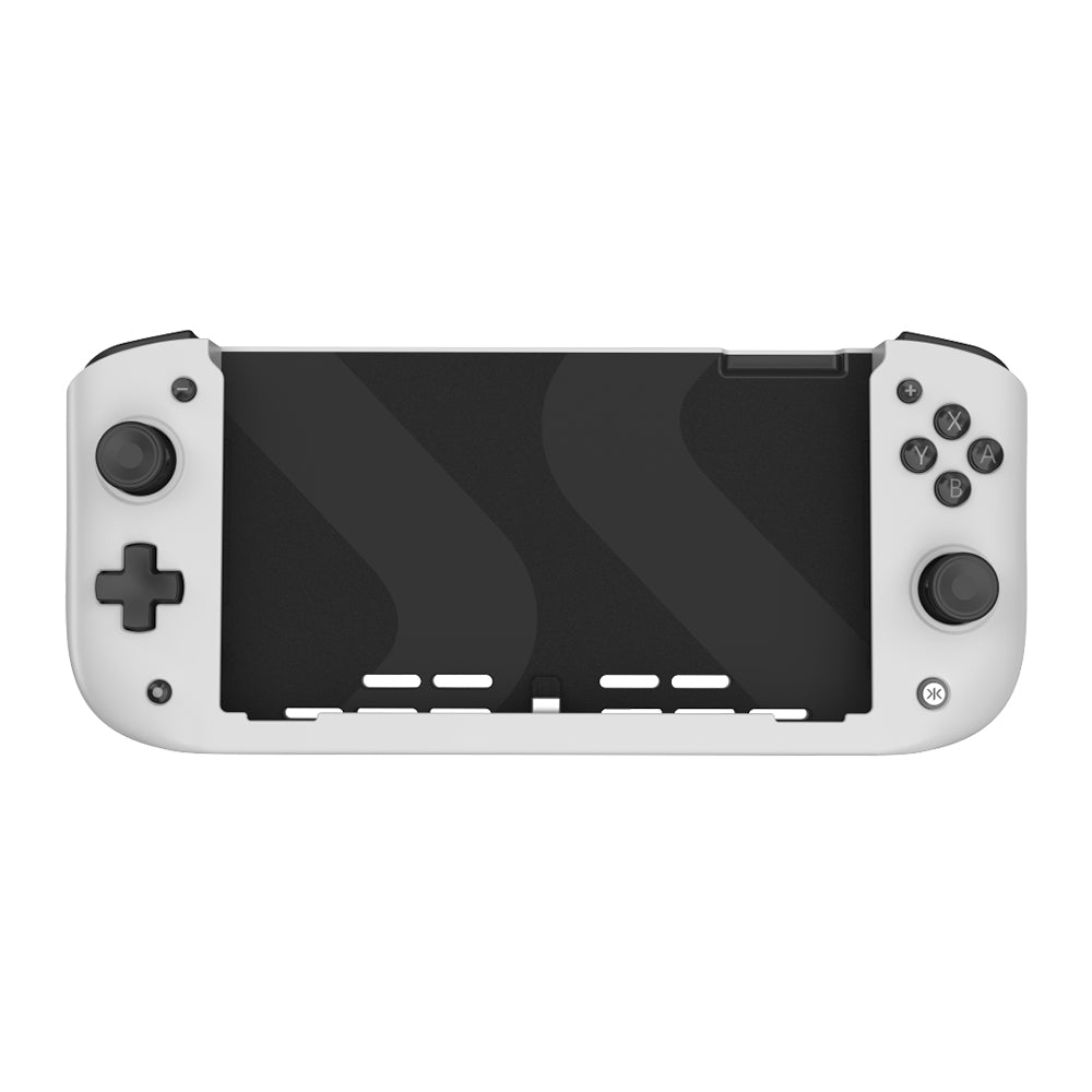 Crkd Nitro Deck Controller Attachment Deck For Nintendo Switch White Edition