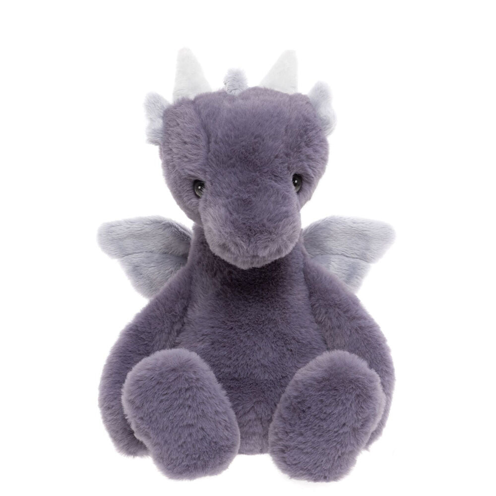 Charlie Bears 34cm Baby/Infant Soft Draco Dragon Soft Lavender Plush Toy 0y+