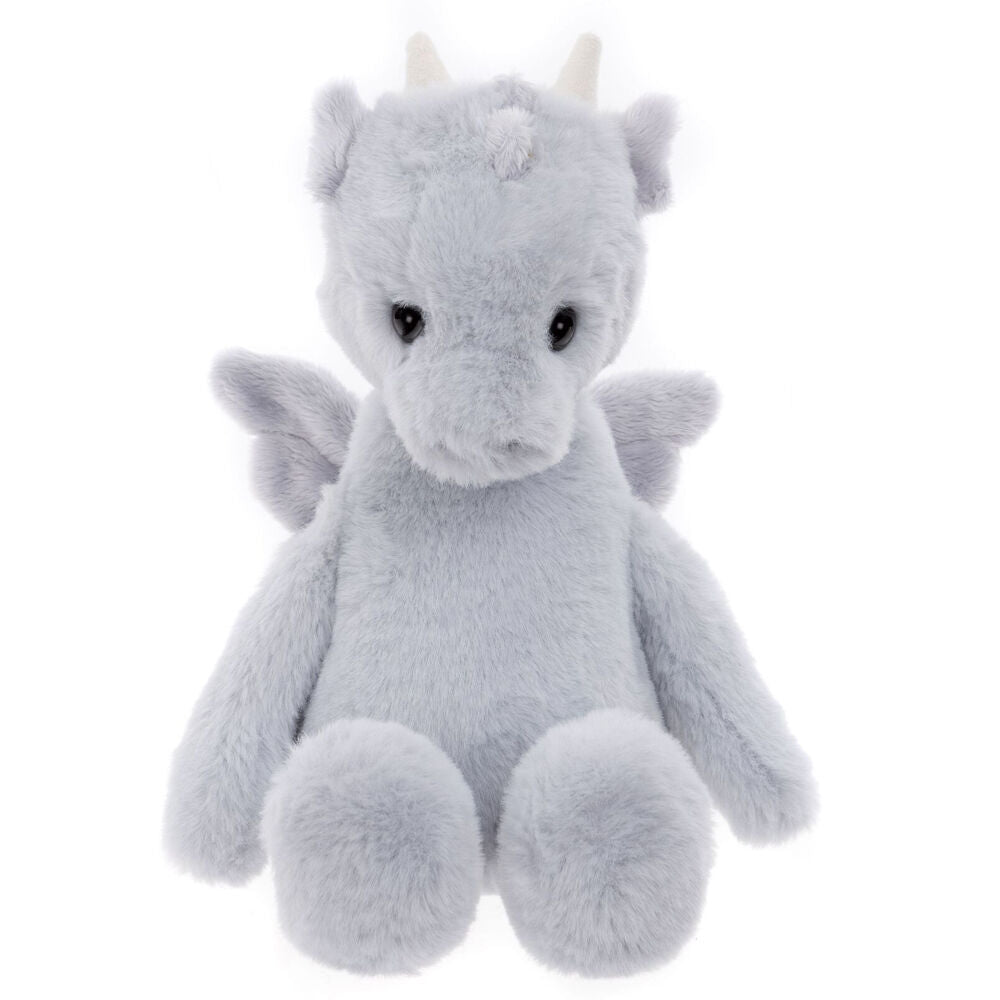 Charlie Bears 30cm Baby/Infant Soft Draco Dragon Cloudy Grey Plush Toy 0y+