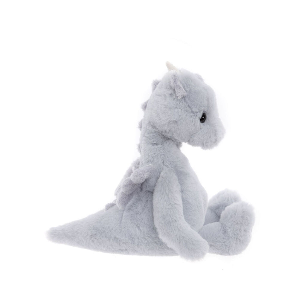 Charlie Bears 30cm Baby/Infant Soft Draco Dragon Cloudy Grey Plush Toy 0y+ — image 3