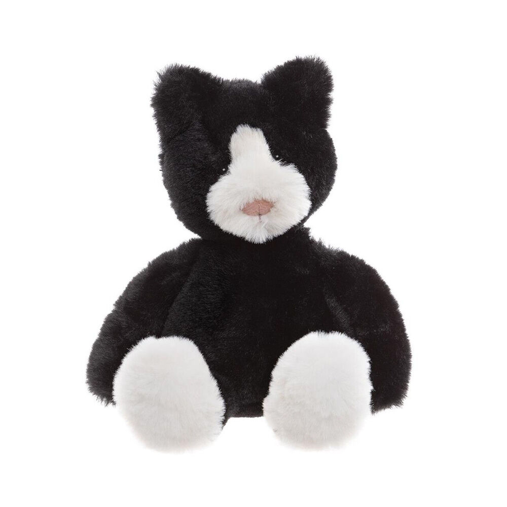 Charlie Bears 0Y+ Black Puddy the Kitten Small Kids Plush Toy