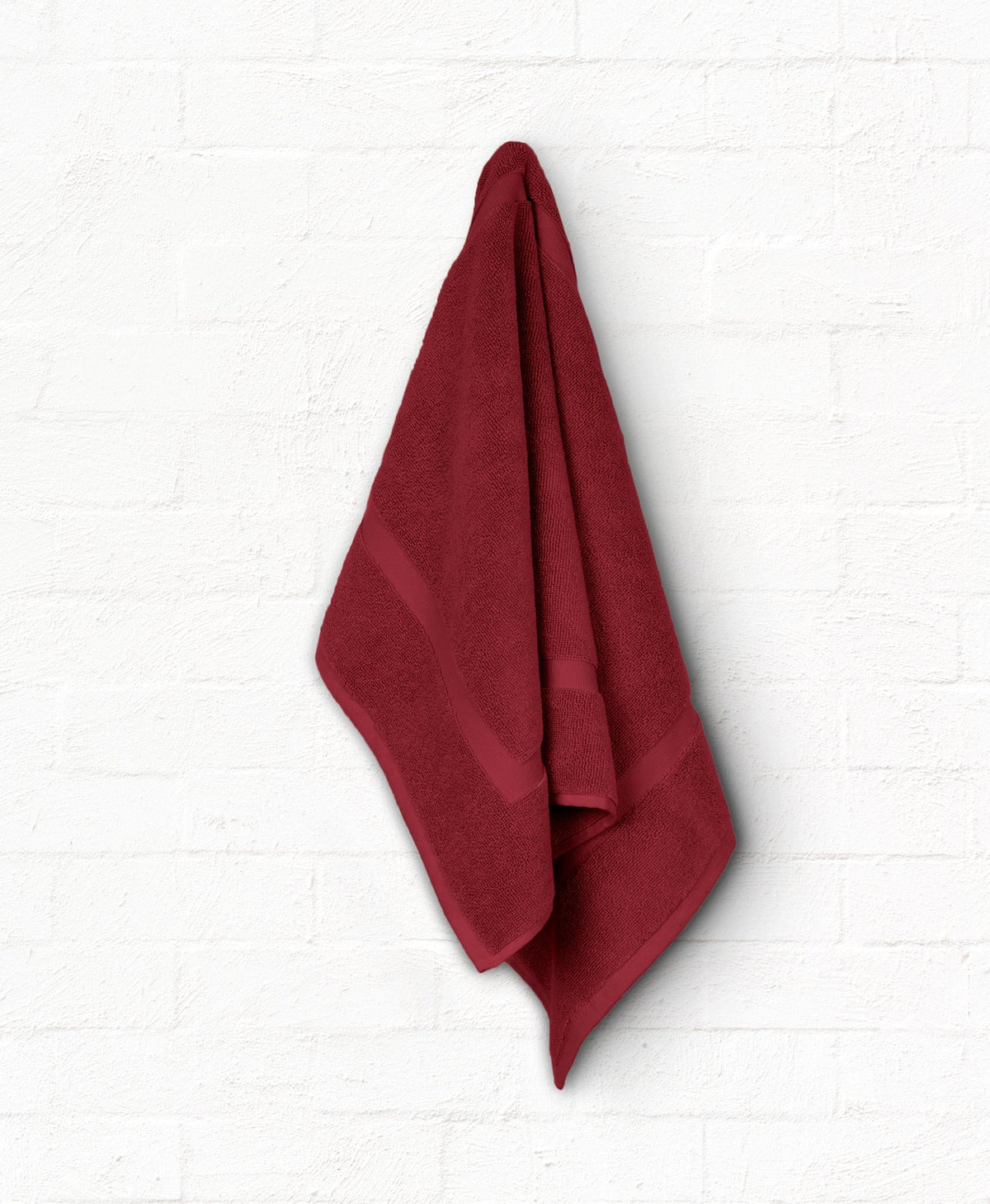 Ardor St Regis Collection 50x80cm Cotton Mat Bath Toilet Bathroom — Berry