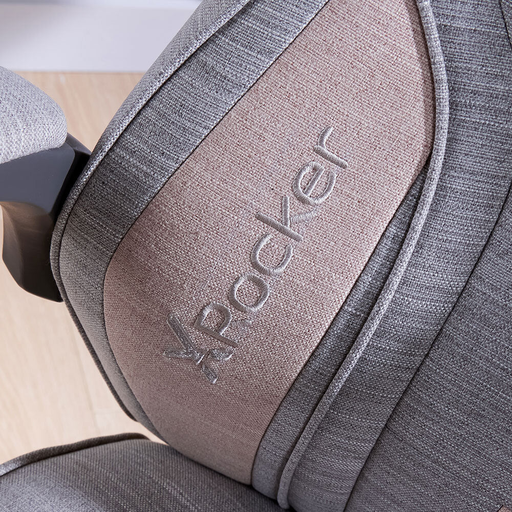 X-Rocker X Rocker Maverick Erganomic Junior Office Gaming Chair Powder/Grey Fabric — image 5