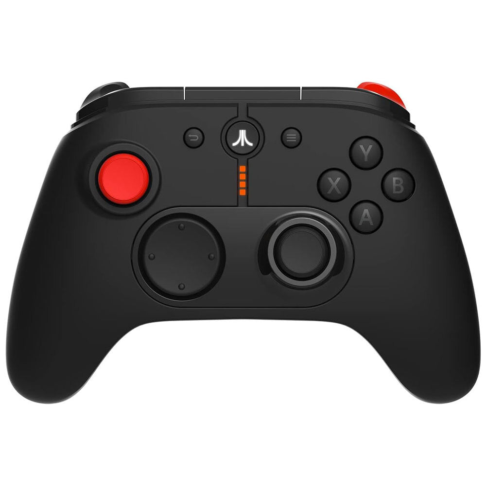 Atari Wireless Rechargeable Gaming Controller Black For Vcs And Pc Bluetooth