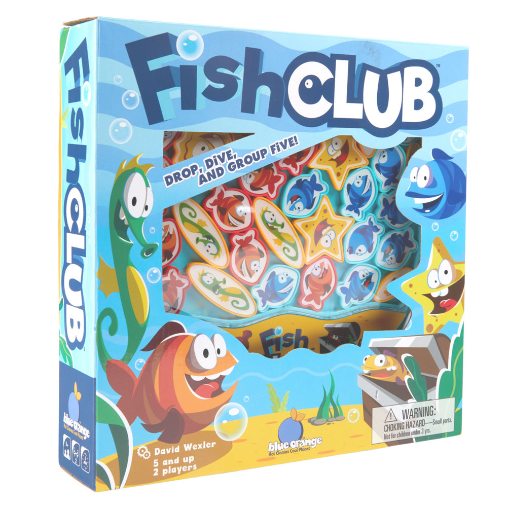 Blue Orange Games Fish Club 2 Player Kids/Children Fun Play Abstract Game 5y+