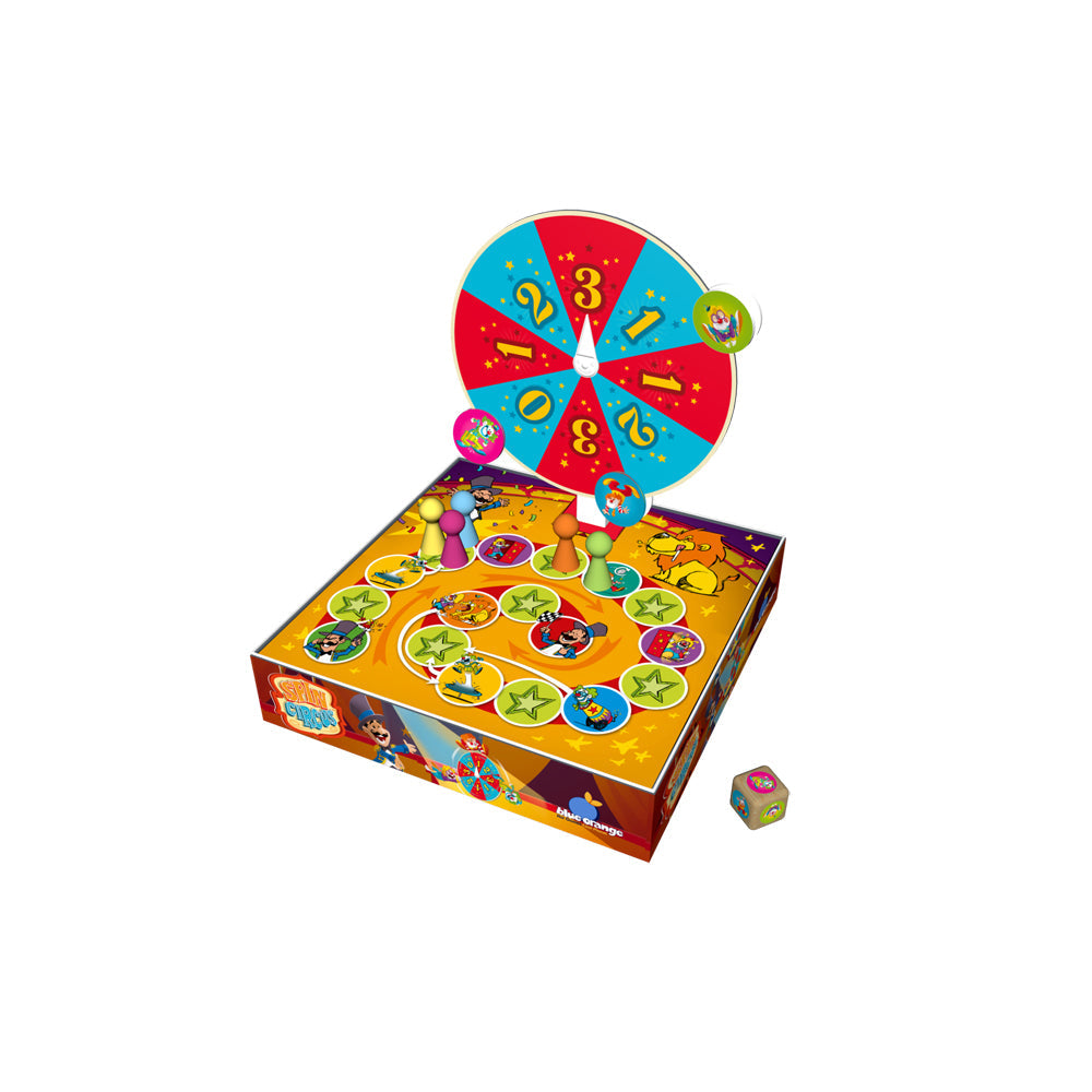 Blue Orange Games Spin Circus 1-4 Player Kids/Children Math Strategy Game 4y+