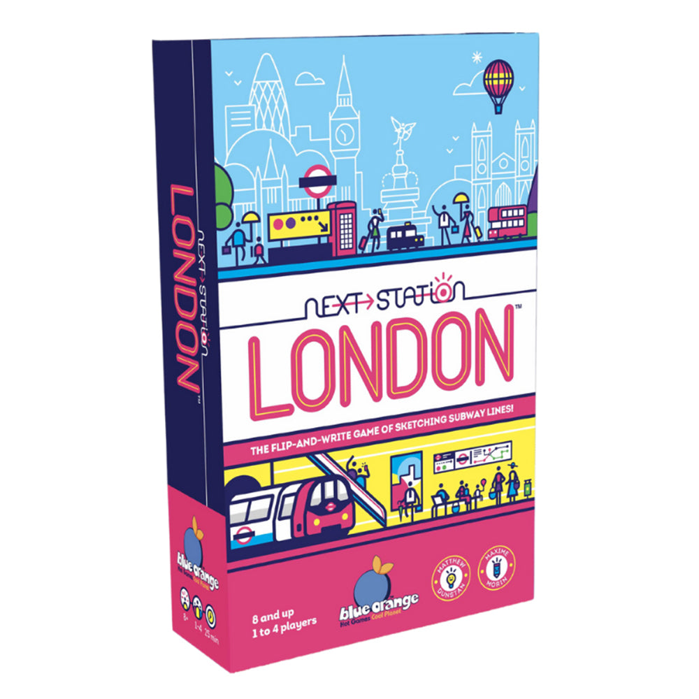 Blue Orange Games Next Station London 1-4 Player Kids/Children Fun Card Game 8y+