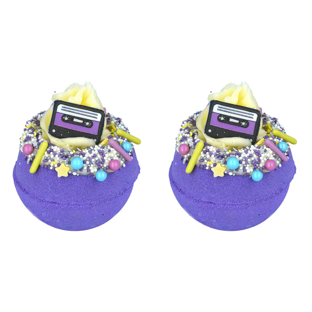 Bomb Cosmetics Acceptable in the 80's Bath Bomb Blaster Body Fragrance Fizzy (2 Pack)