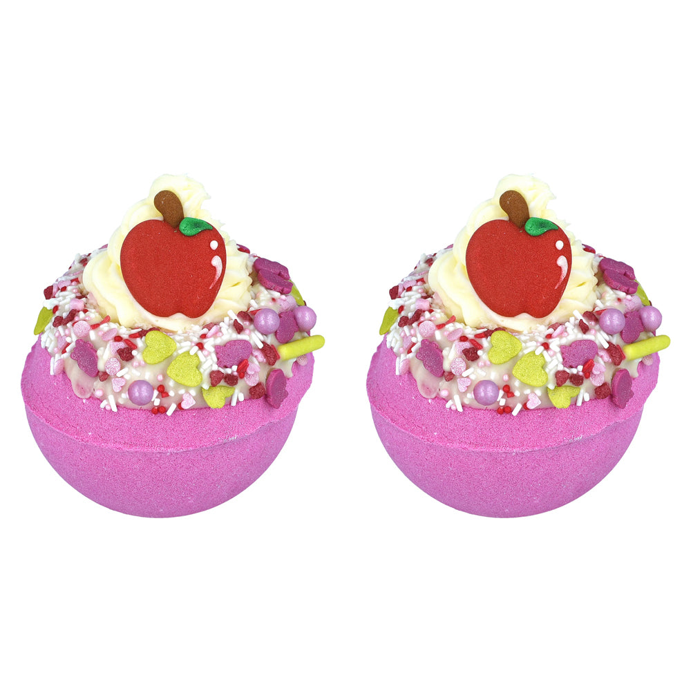 Bomb Cosmetics Apple of my Eye Bath Bomb Blaster Body Fragrance Tub Fizzies (2 Pack)