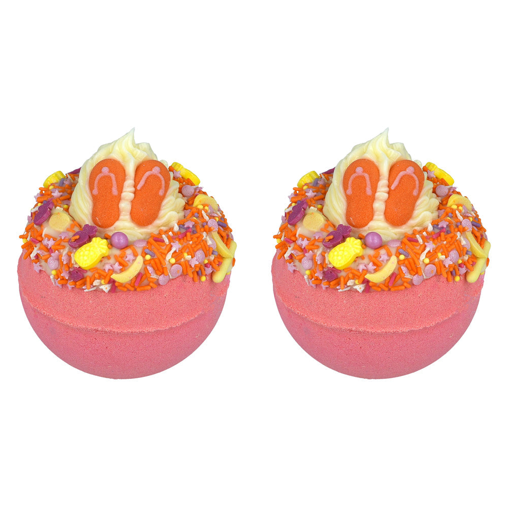 Bomb Cosmetics Girls Just Wanna Have Sun Scented Bath Bomb Blaster Tub Fizzy (2 Pack)