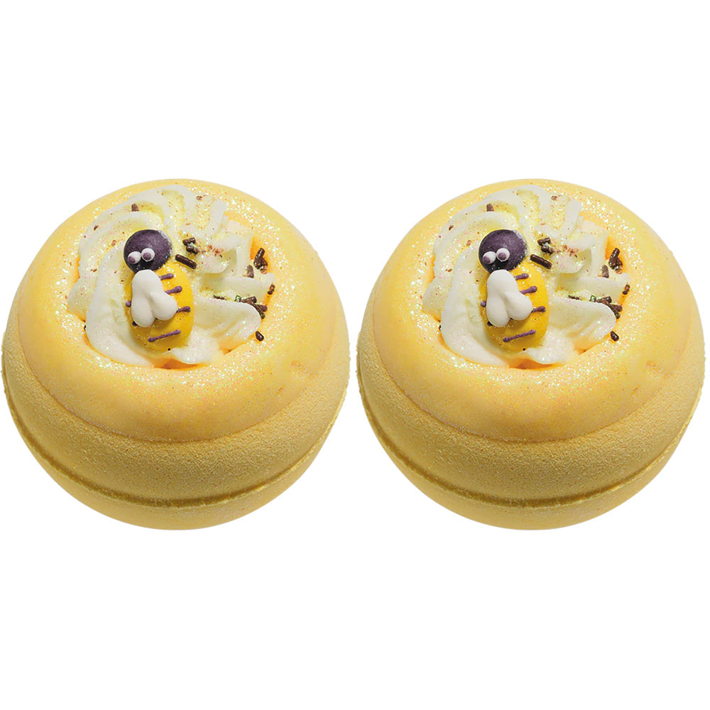 Bomb Cosmetics Honey Bee Mine Bath Bomb Blaster Body Fragrance (2 Pack)