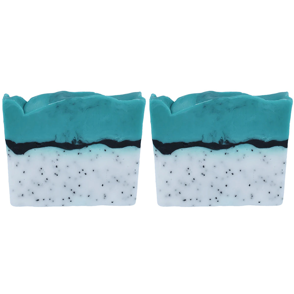 Bomb Cosmetics Lime & Black Pepper Soap Slice Scented Bar (2 Pack)