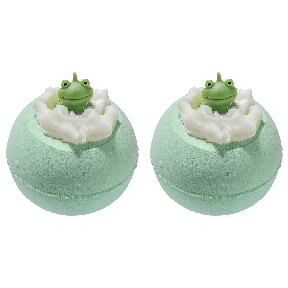 Bomb Cosmetics It's Not Easy Being Green Bath Bomb Blaster w/ Toy (2 Pack)