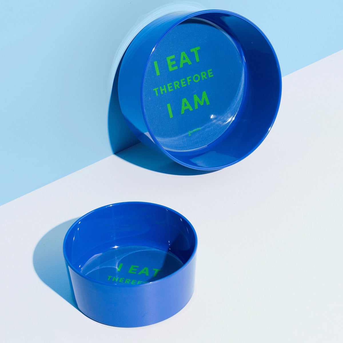 Gummi 16.5cm Melamine Dog Bowl Puppy/Cat Food/Water Pet FeedingContainer M Blue — image 2