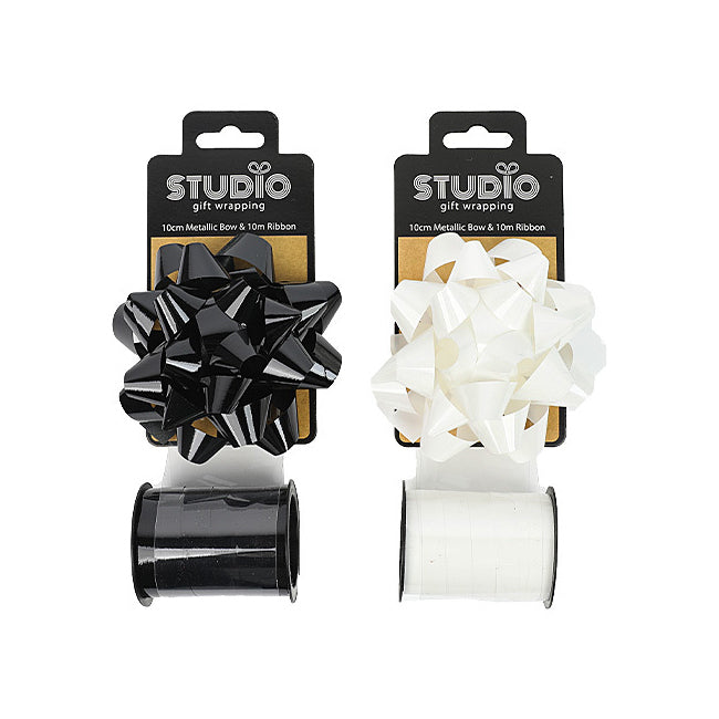 Studio Gift Wrapping Bow & Ribbon Set Home Party Decor Assorted Colours — image 2