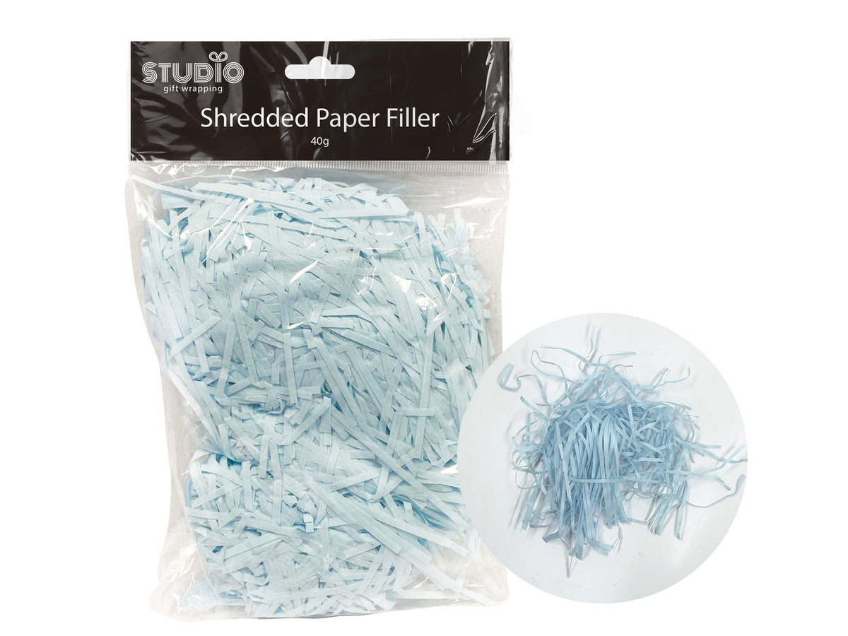 Studio Gift Wrapping 40G Filler/Shredded Paper Blue Decoration Present Decor