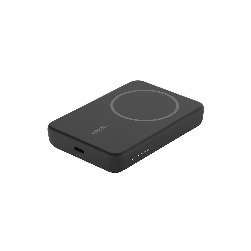 Belkin Magsafe Magnetic Wireless Power Bank + Stand 5K MAh 10W — Black