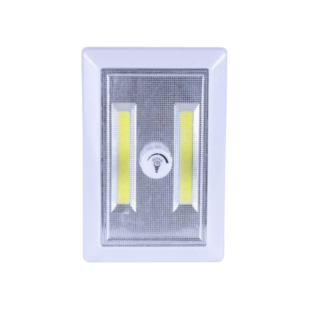 Brillar Wireless Battery Operated w/Cob LED Home/Office Dimmer Light Switch WHT — image 2