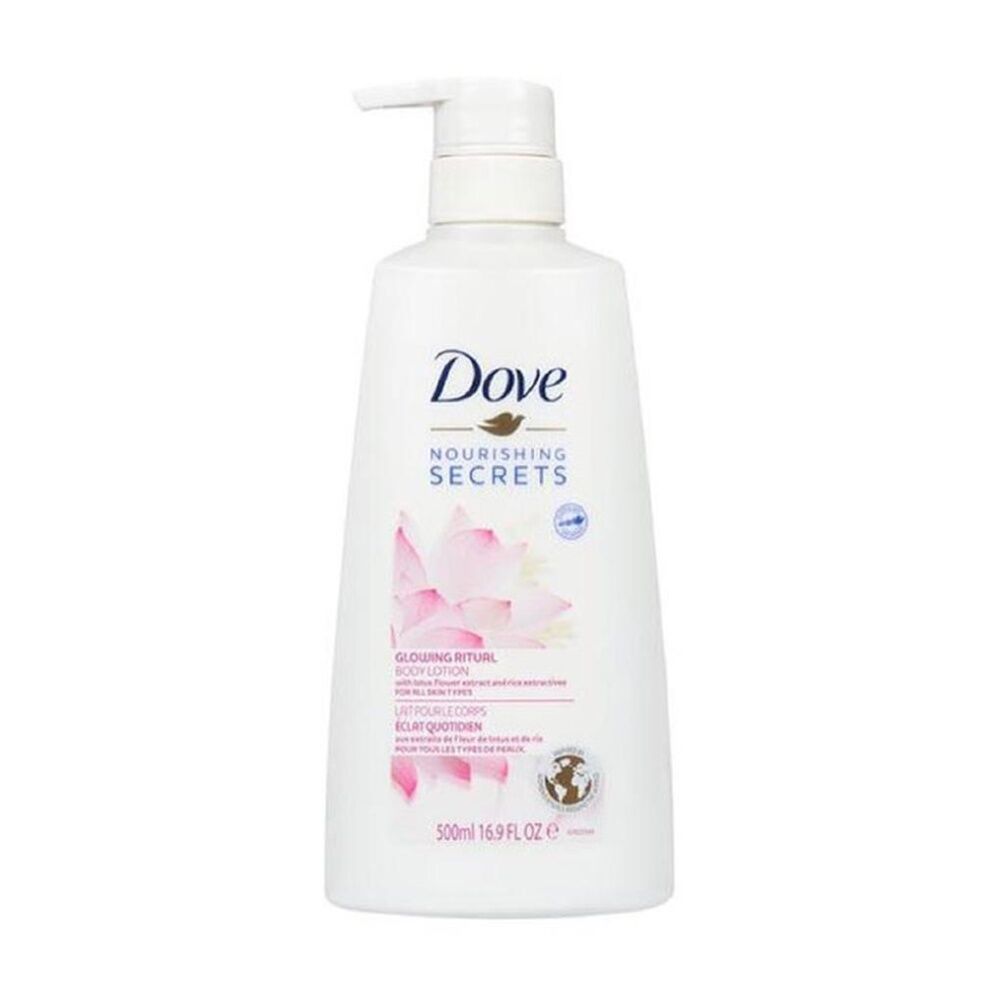 Dove 500ml Hydrating Glowing Body Wash Lotion Floral Scent
