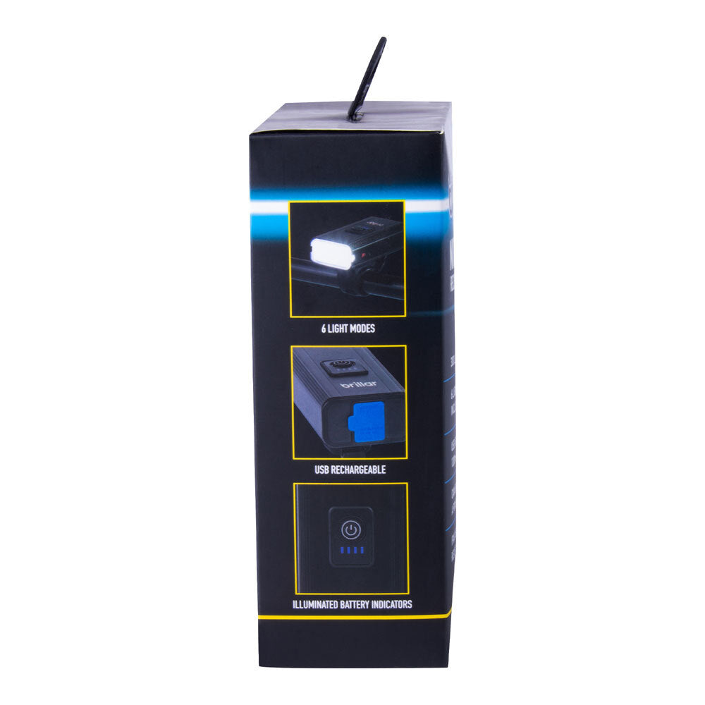 Brillar Night Rider - Rechargeable Multifunctional Bright Bike Light 300lm — image 2