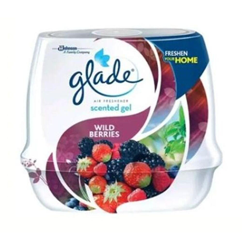 Glade Cone Scented Gel Air Freshener Home Fragrance Wild Berries 180g (12 Pack) — image 2