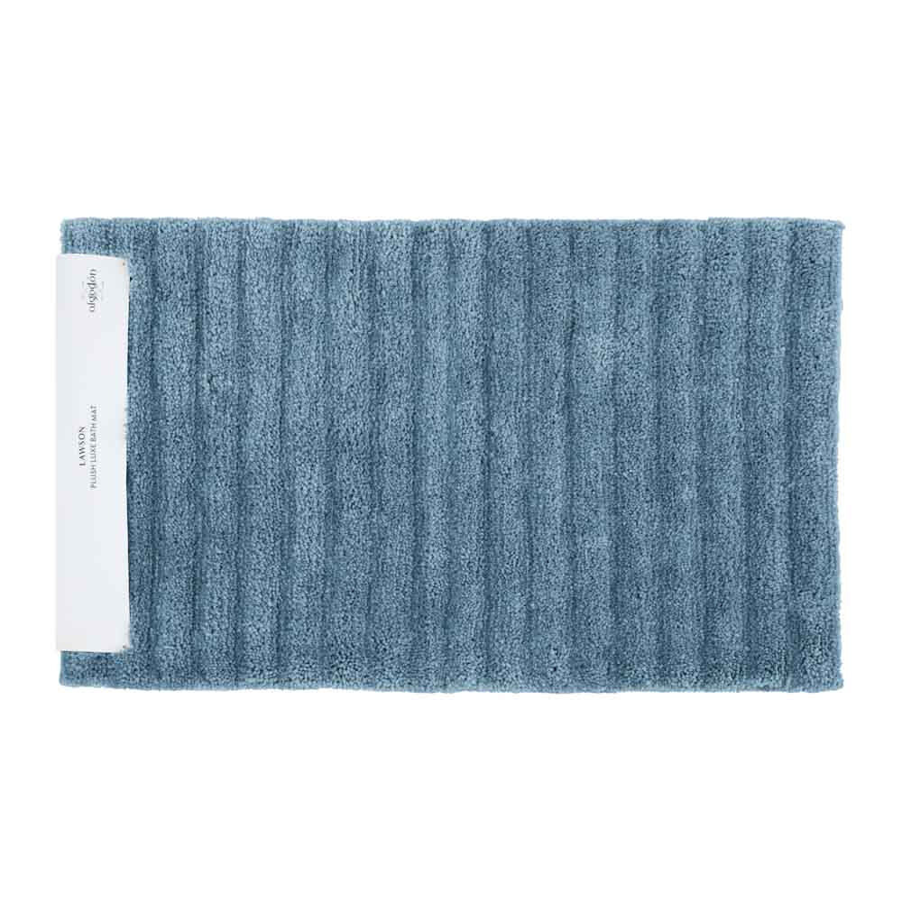 Algodon 50x100cm Bath Runner Non-Slip Soft Mat Lawson Plush Polyester Denim (2 Pack) — image 2