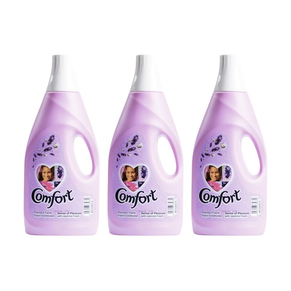 Comfort Softener Cleaning Fabric Conditioner Jasmine Scent 2L Purple (3 Pack)