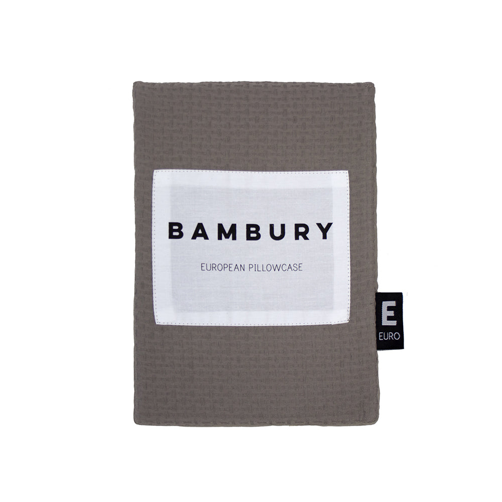 Bambury Home Living Decorative Euro Pillowcase Boyd Cotton Woven 65cm x 65cm — image 2