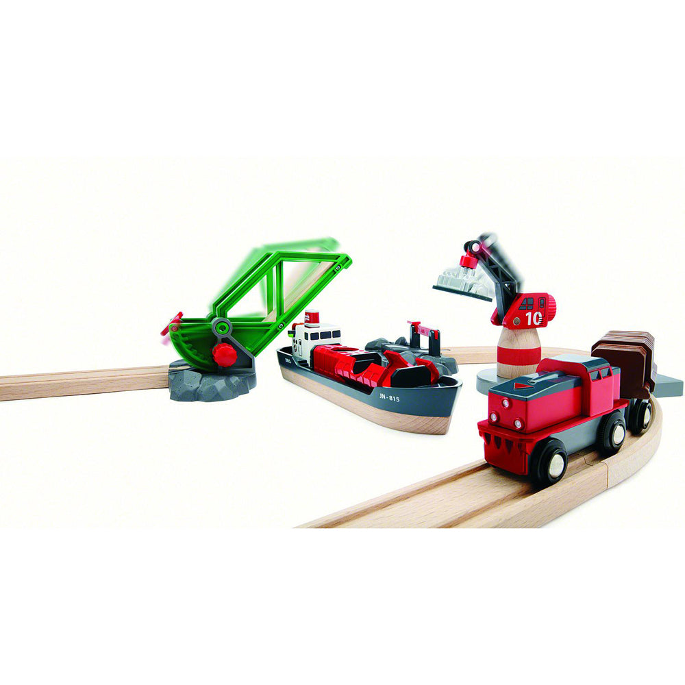 Brio Cargo Harbour Set Kids/Childrens Interactive Pretend Play Toy 3y+ (16 Pieces) — image 3
