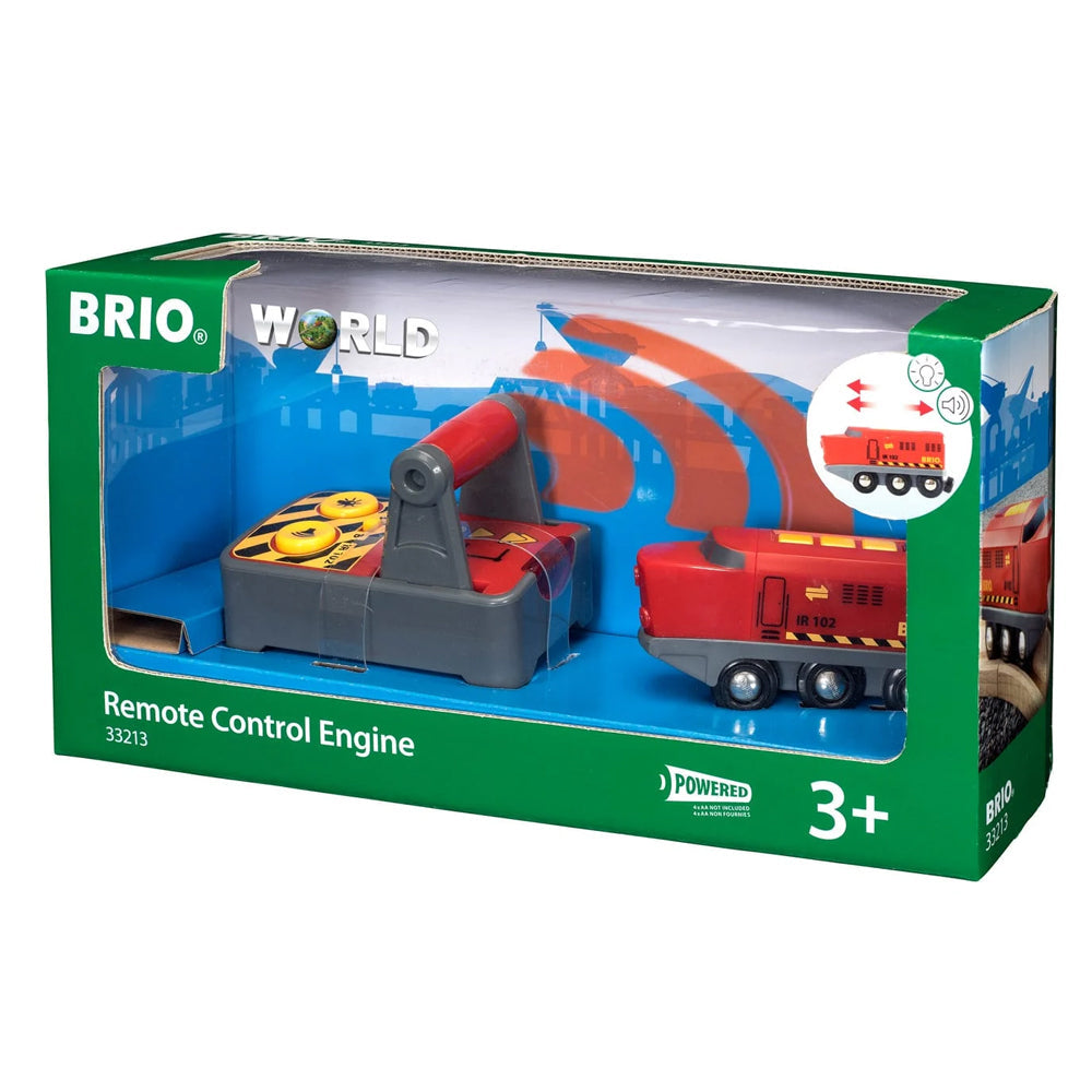 Brio World 2 Channel RC Remote Control Wooden Railway Train Engine Toy 3+ (2 Pieces) — image 2