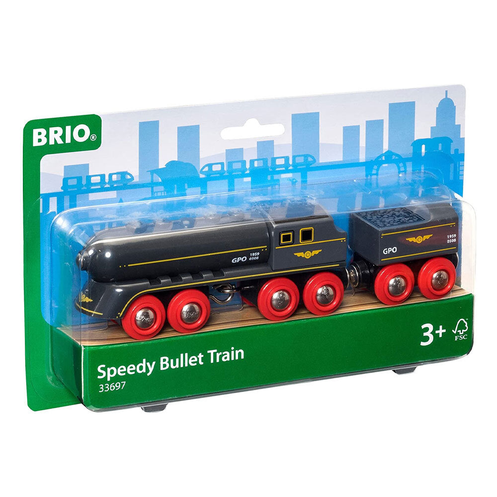 Brio Speedy Bullet Train Kids/Childrens Interactive Pretend Play Toy 3y+ (2 Pieces) — image 2