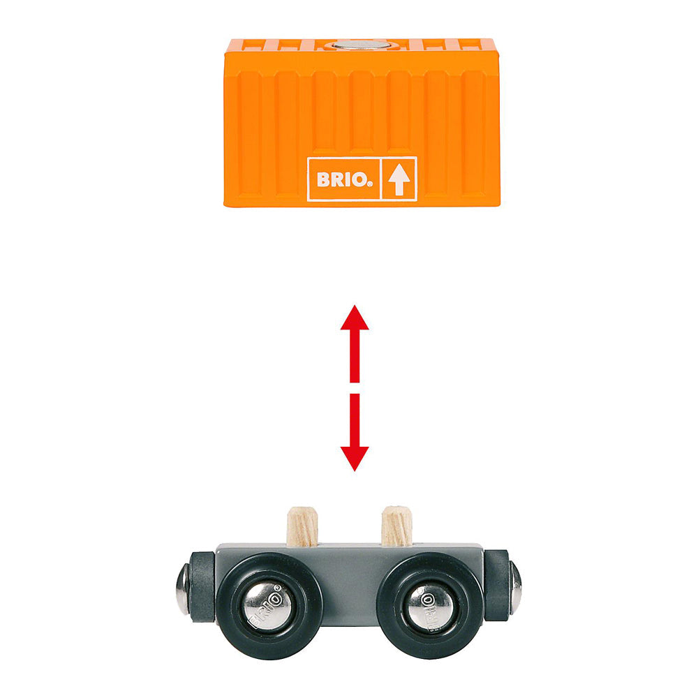 Brio Three-Wagon Cargo Train Kids/Childrens Pretend Play Interactive Toy 3y+ (7 Pieces) — image 2