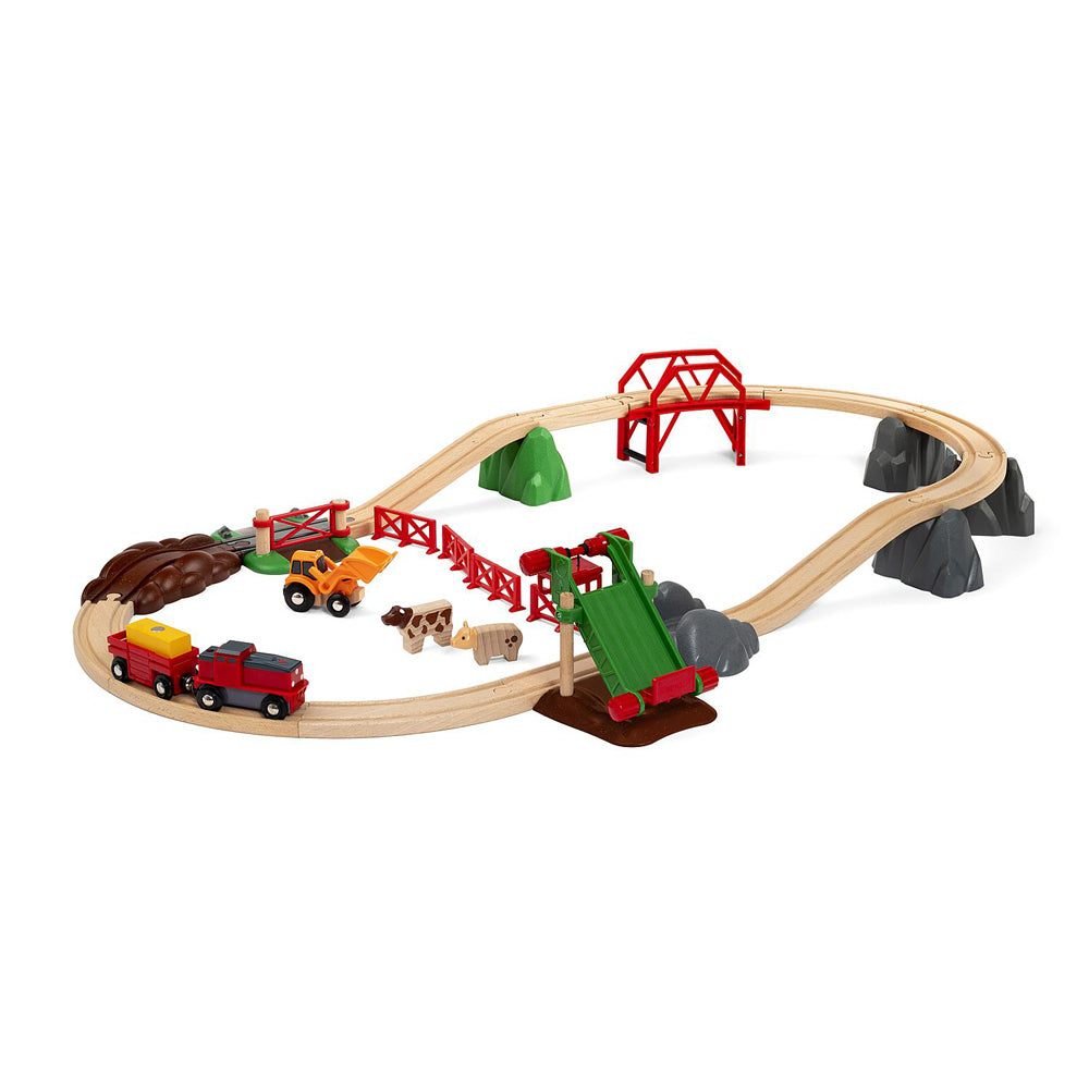 Brio Animal Farm Set Kids/Childrens Interactive Pretend Play Toy 3y+ (30 Pieces)
