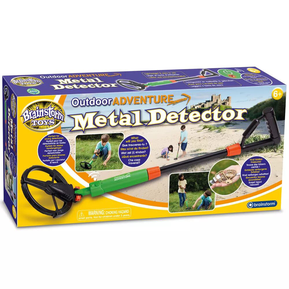 Brainstorm Toys Outdoor Adventure Metal Detector Kids Toy Treasure