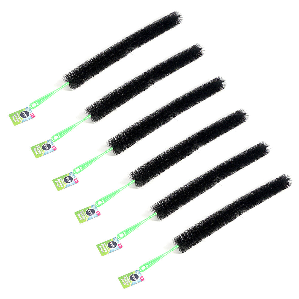 Kemasi Multipurpose Cleaning Brush 80cm Bathroom Kitchen Cleaning Assorted (6 Pack)