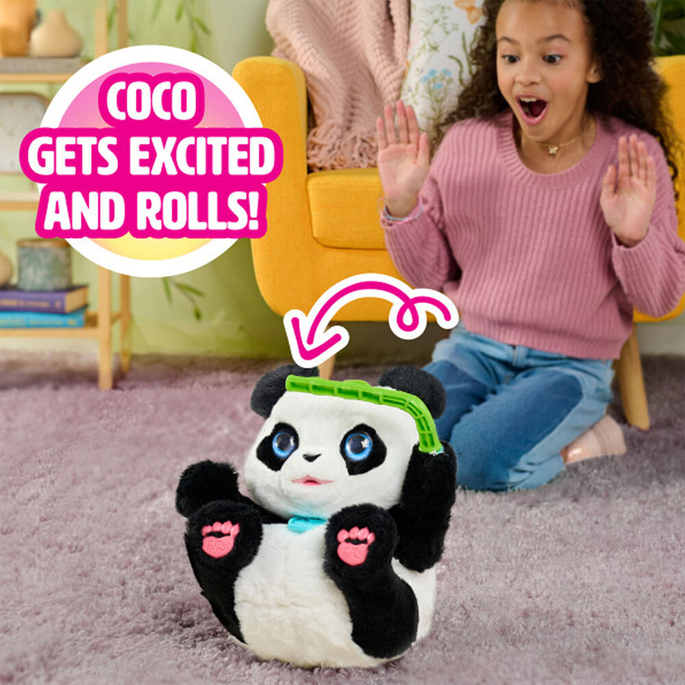 Furreal 10.5in 4y+ Interactive Plush Toy Coco the Tumbling Panda Kids 60 Sounds — image 10
